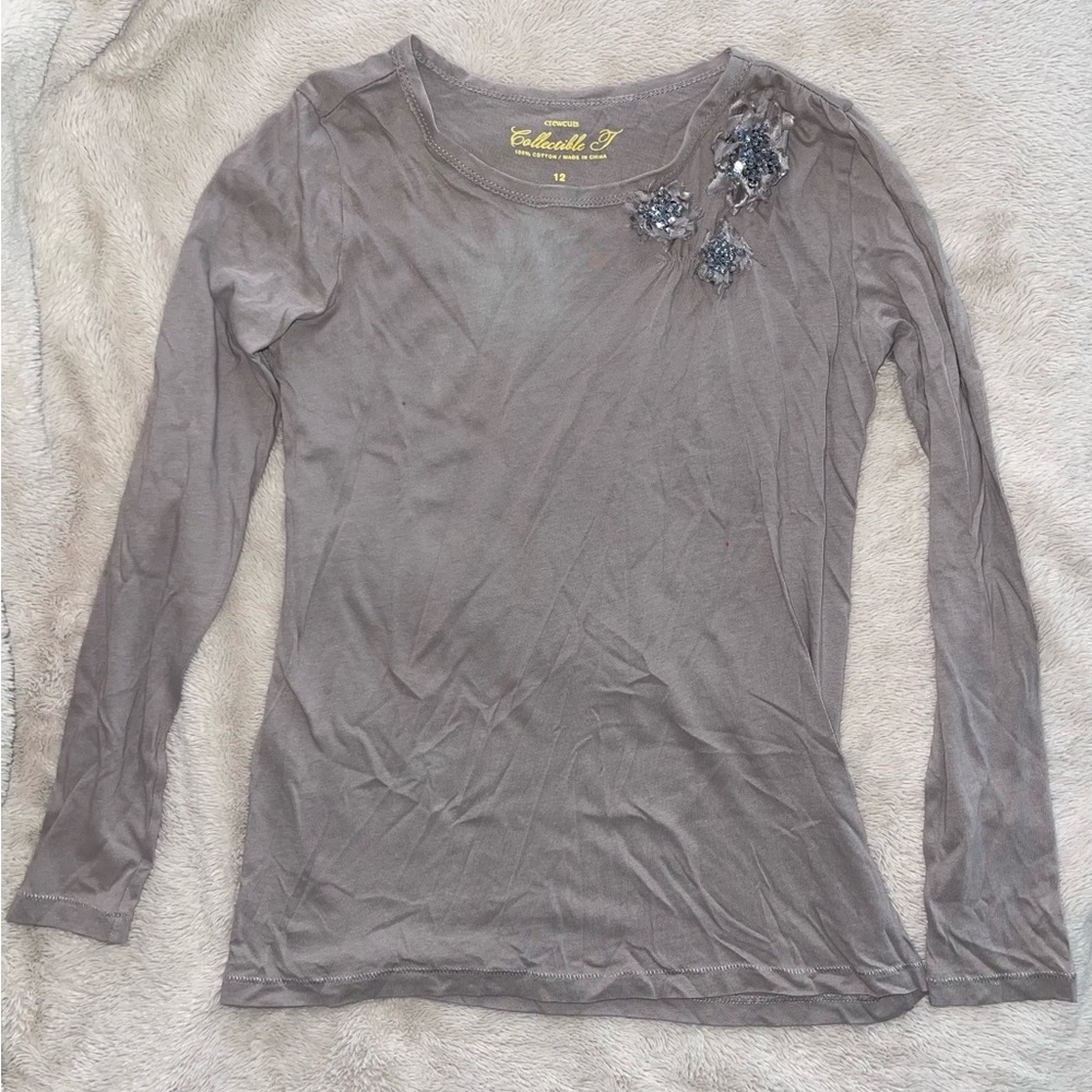 Crewcuts girls’ gray top